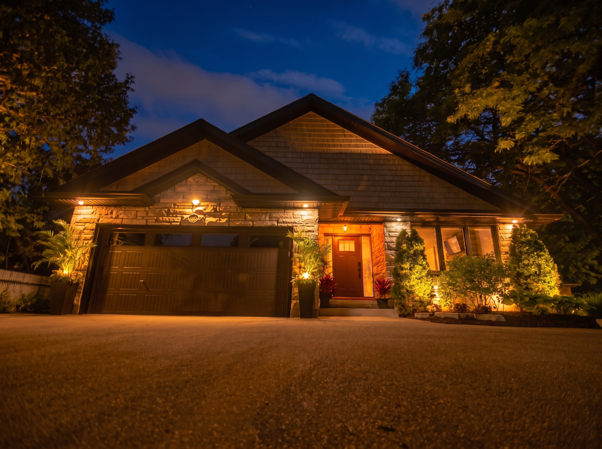 Night transformed architectural lighting design